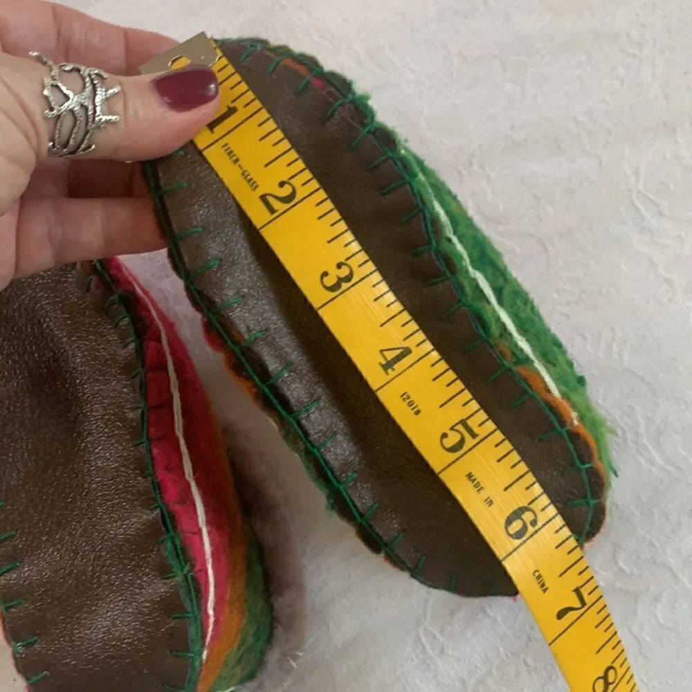 Slippers Hand Crafted Felted Wool Shoes  Baby Kid